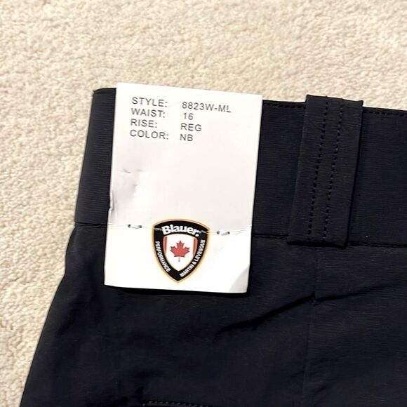New Blauer Pants Charcoal Black (NB)Trousers Police EMT 16 RegNWT - Picture 8 of 11
